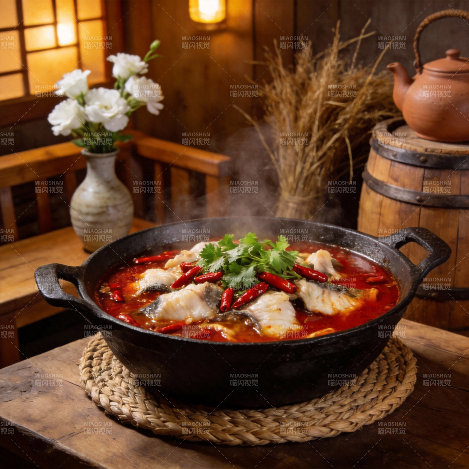 热辣鱼锅 香气四溢图片