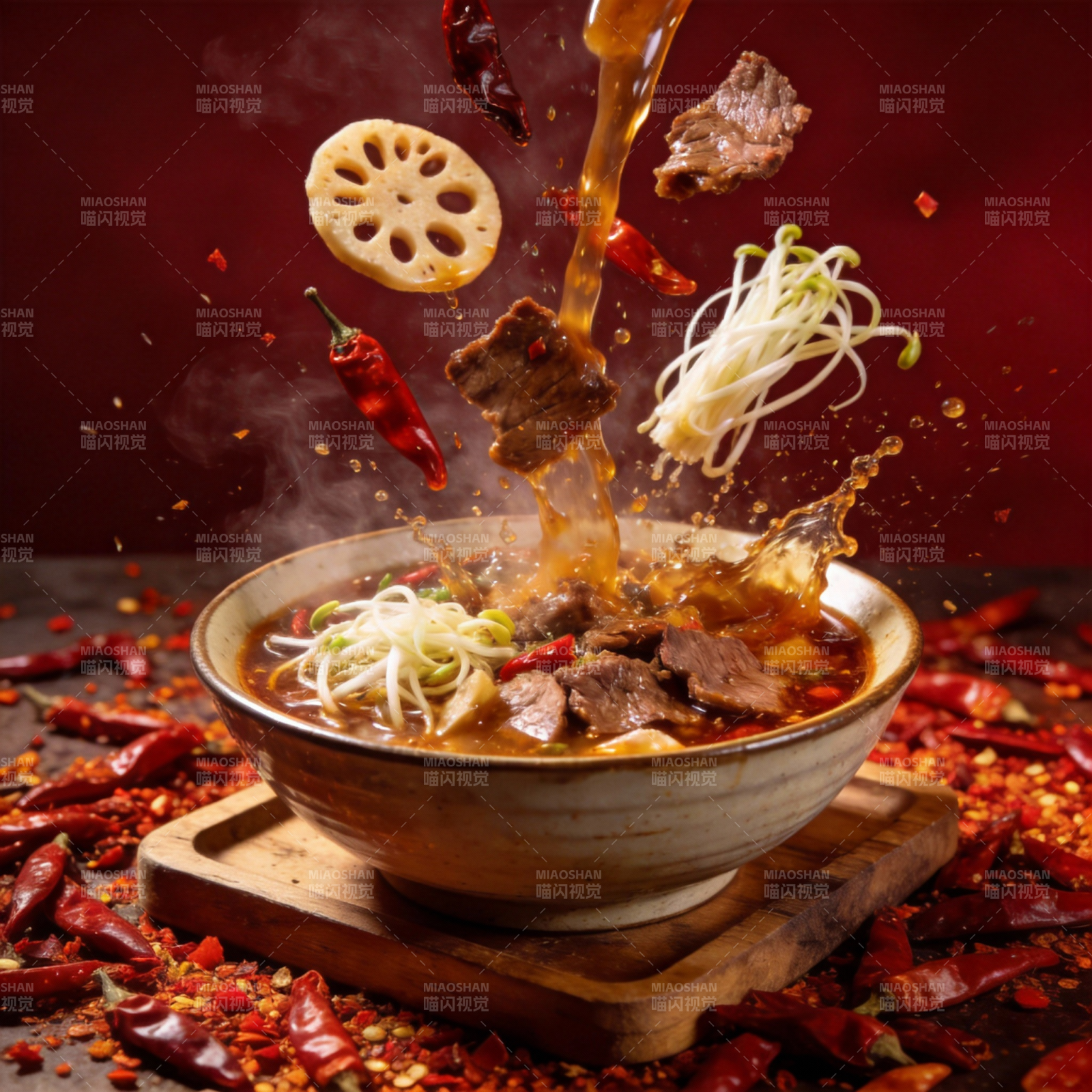 麻辣牛肉汤图片