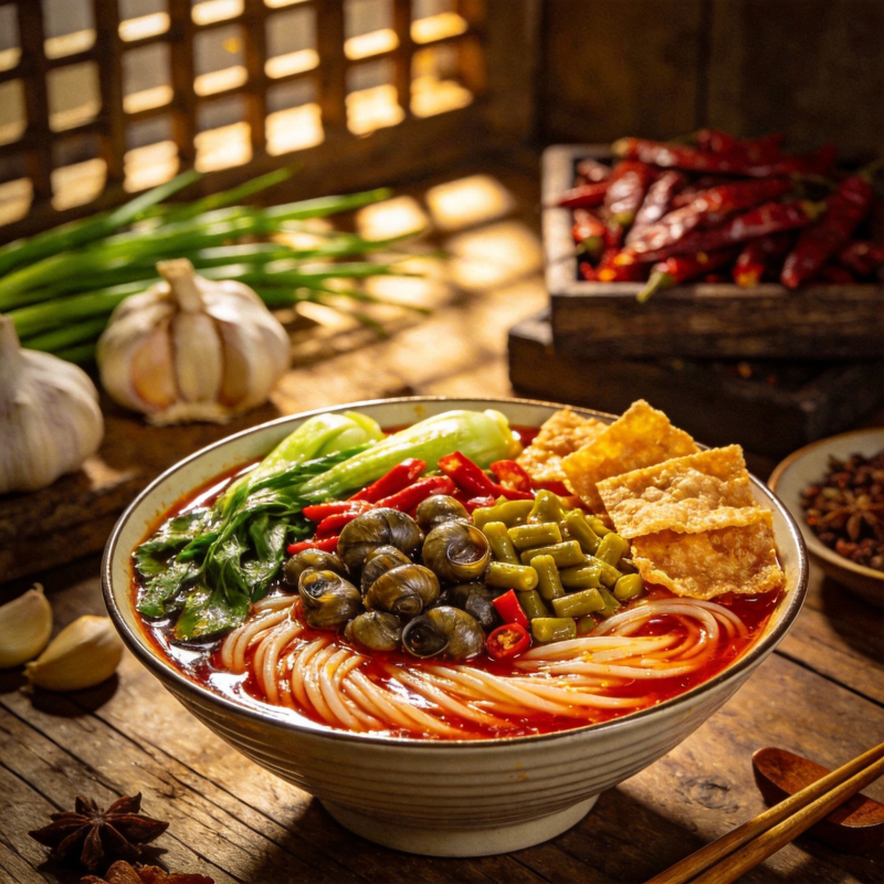 麻辣螺蛳粉图片