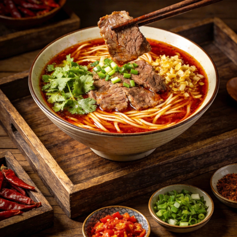 麻辣牛肉面图片