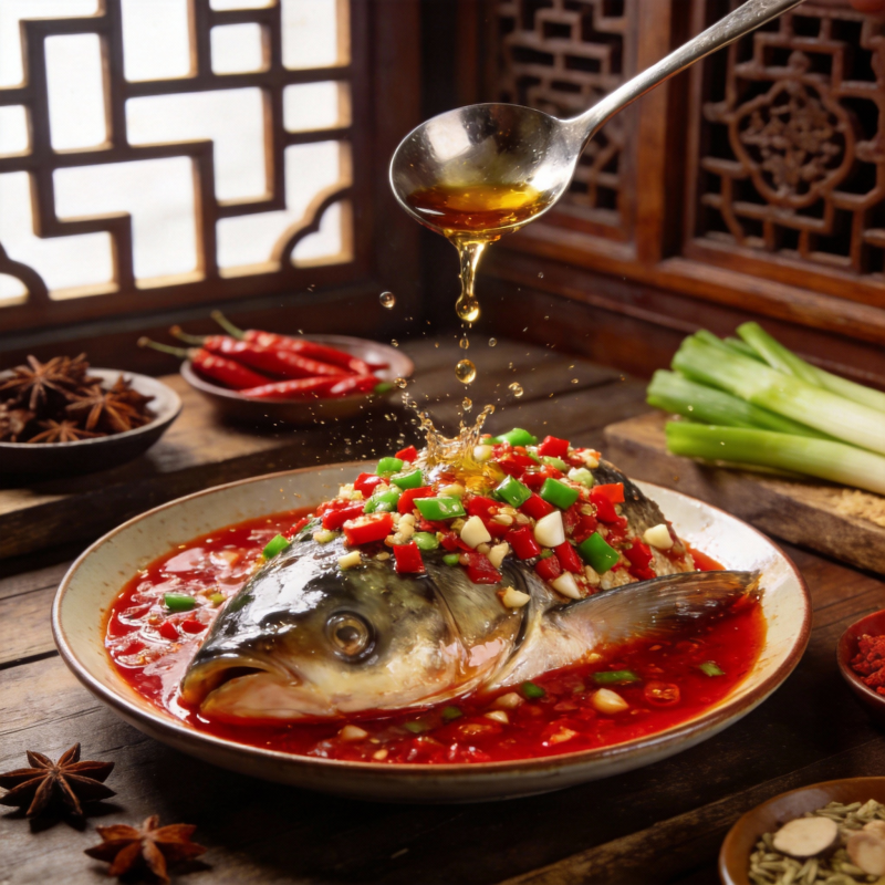 红烧鱼头 鲜香四溢图片