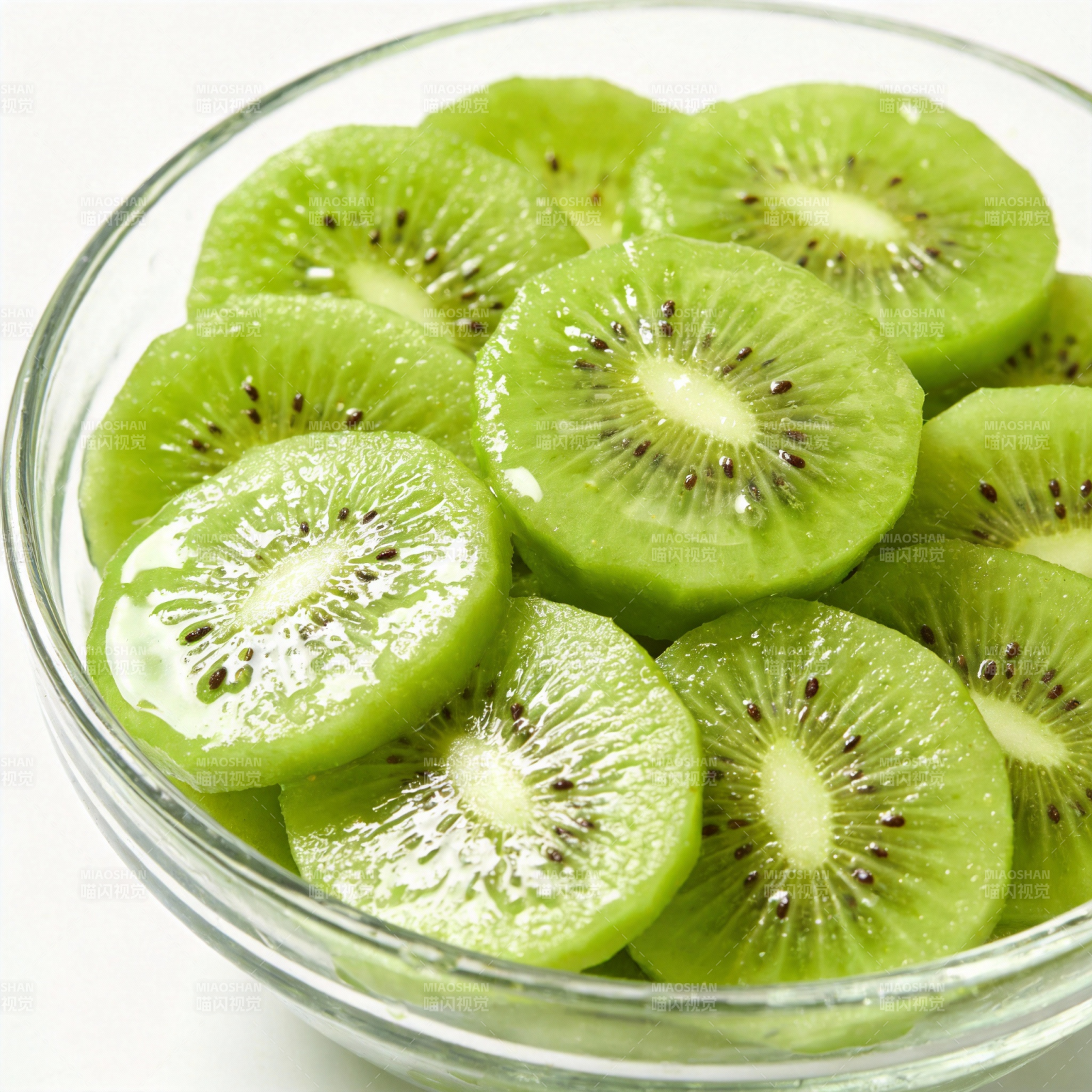 新鲜猕猴桃切片图片
