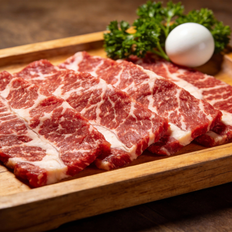 鲜嫩牛肉片图片