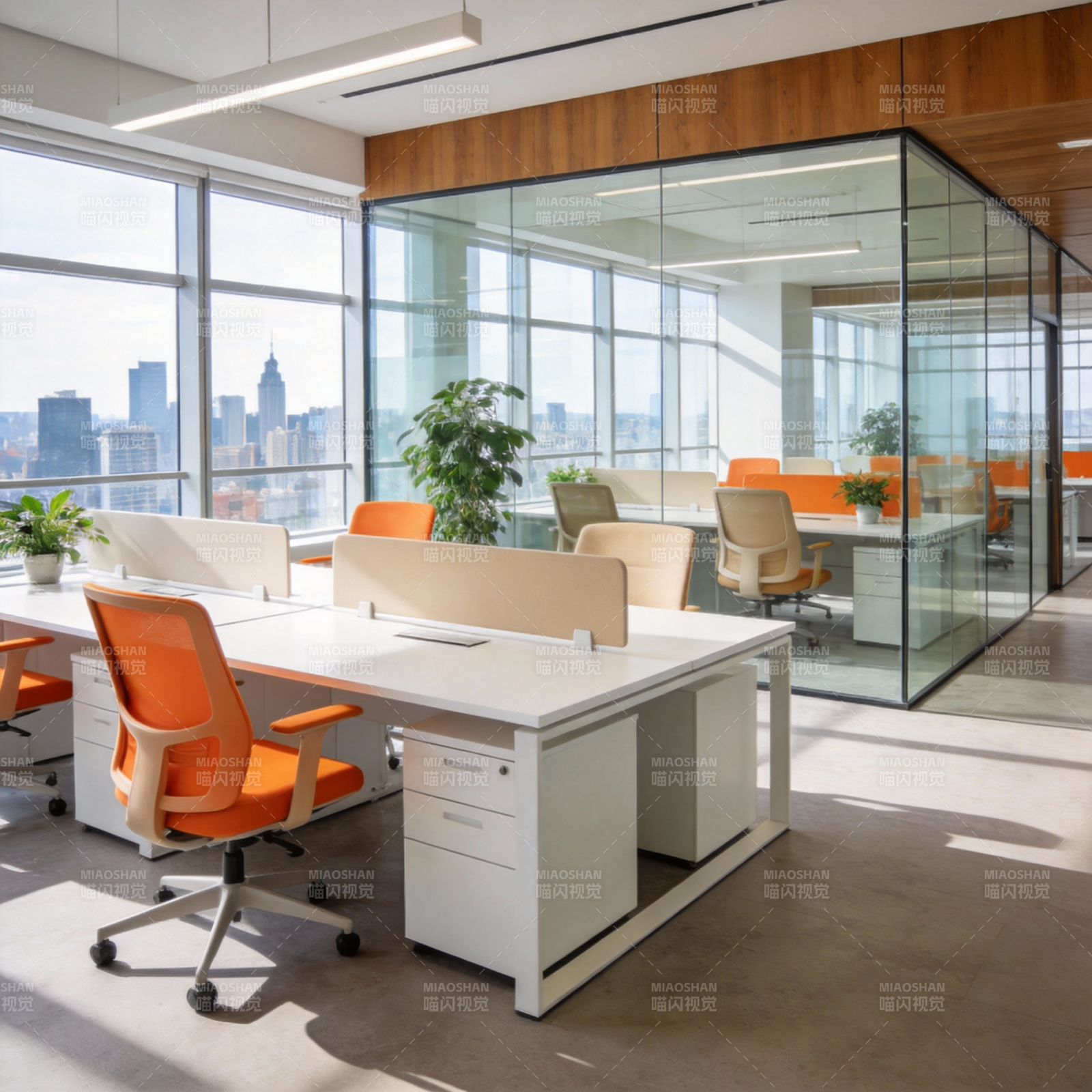 现代办公空间设计图片