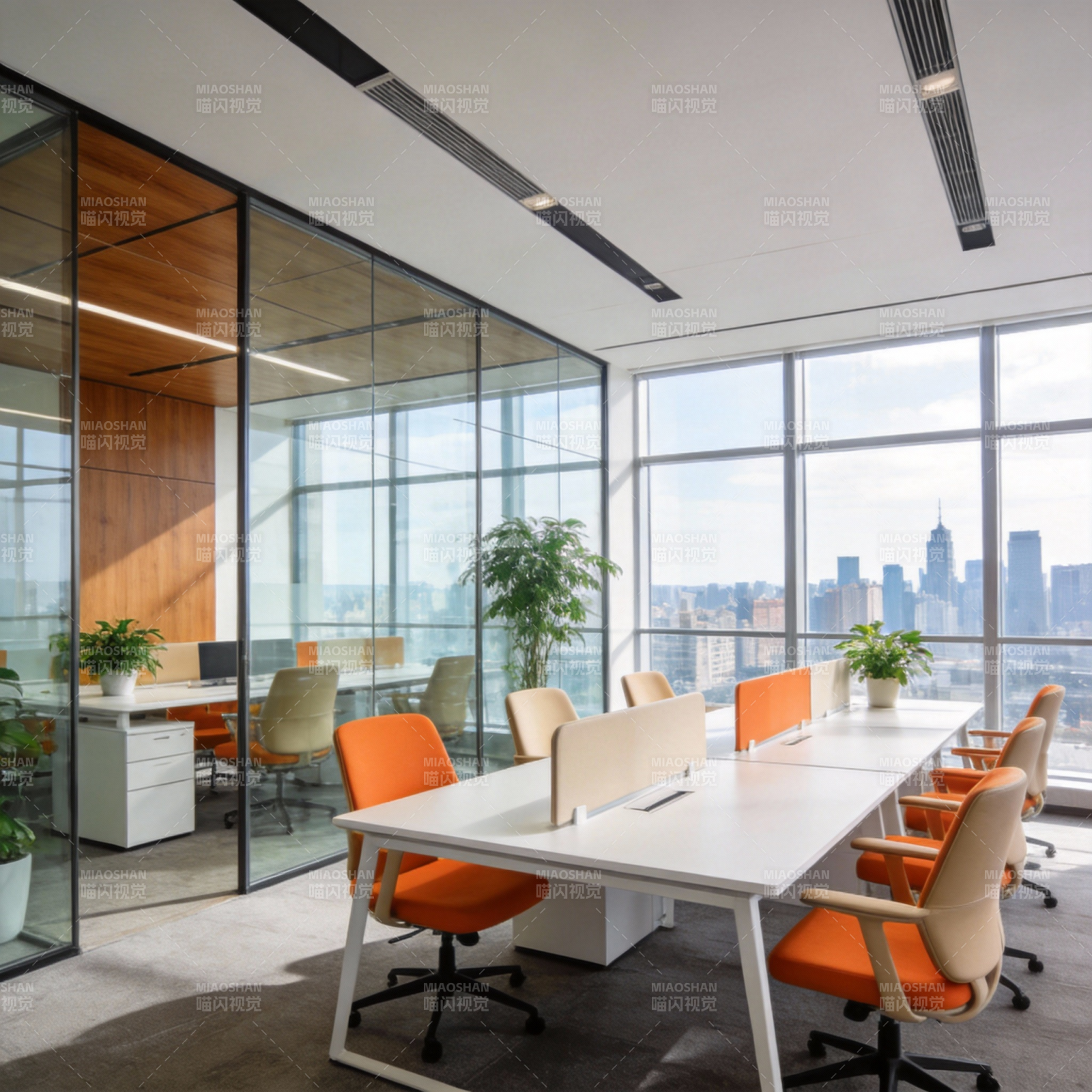 现代办公空间图片