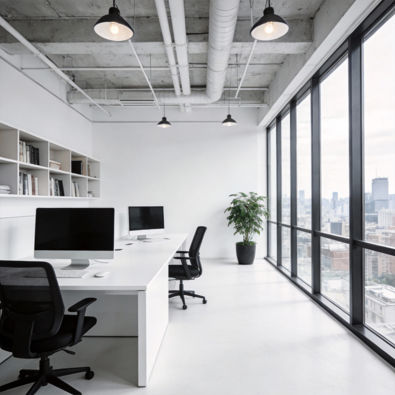 现代简约办公室图片