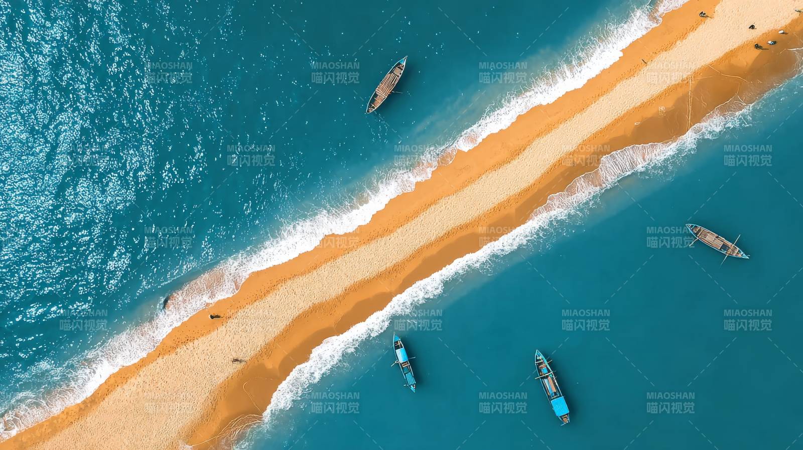 碧海金沙 舟影成行图片