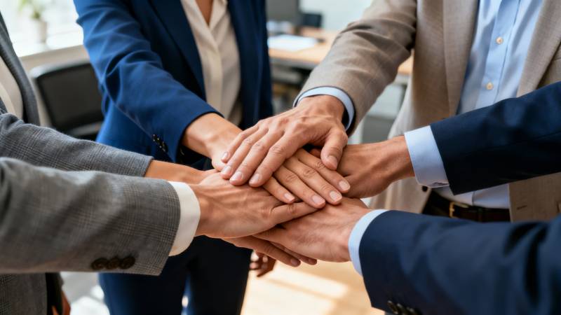 团队协作 共筑成功图片