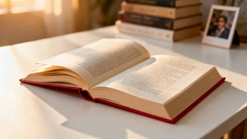 书页轻翻 静享时光图片