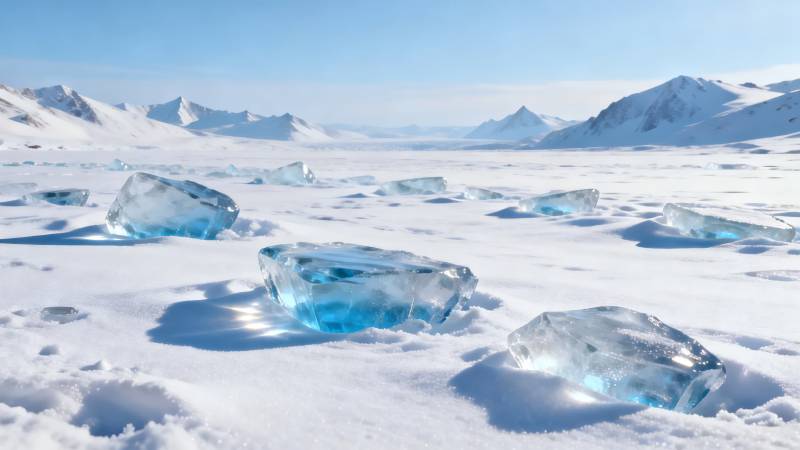 冰川雪原奇景图片