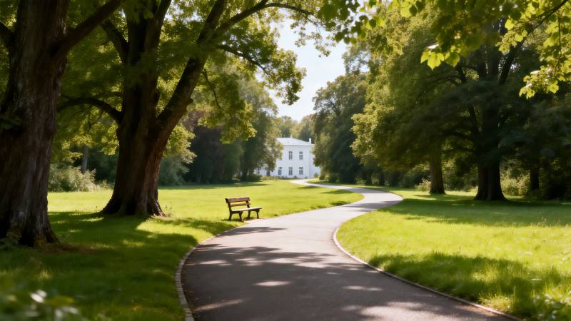 林荫小径通幽处图片