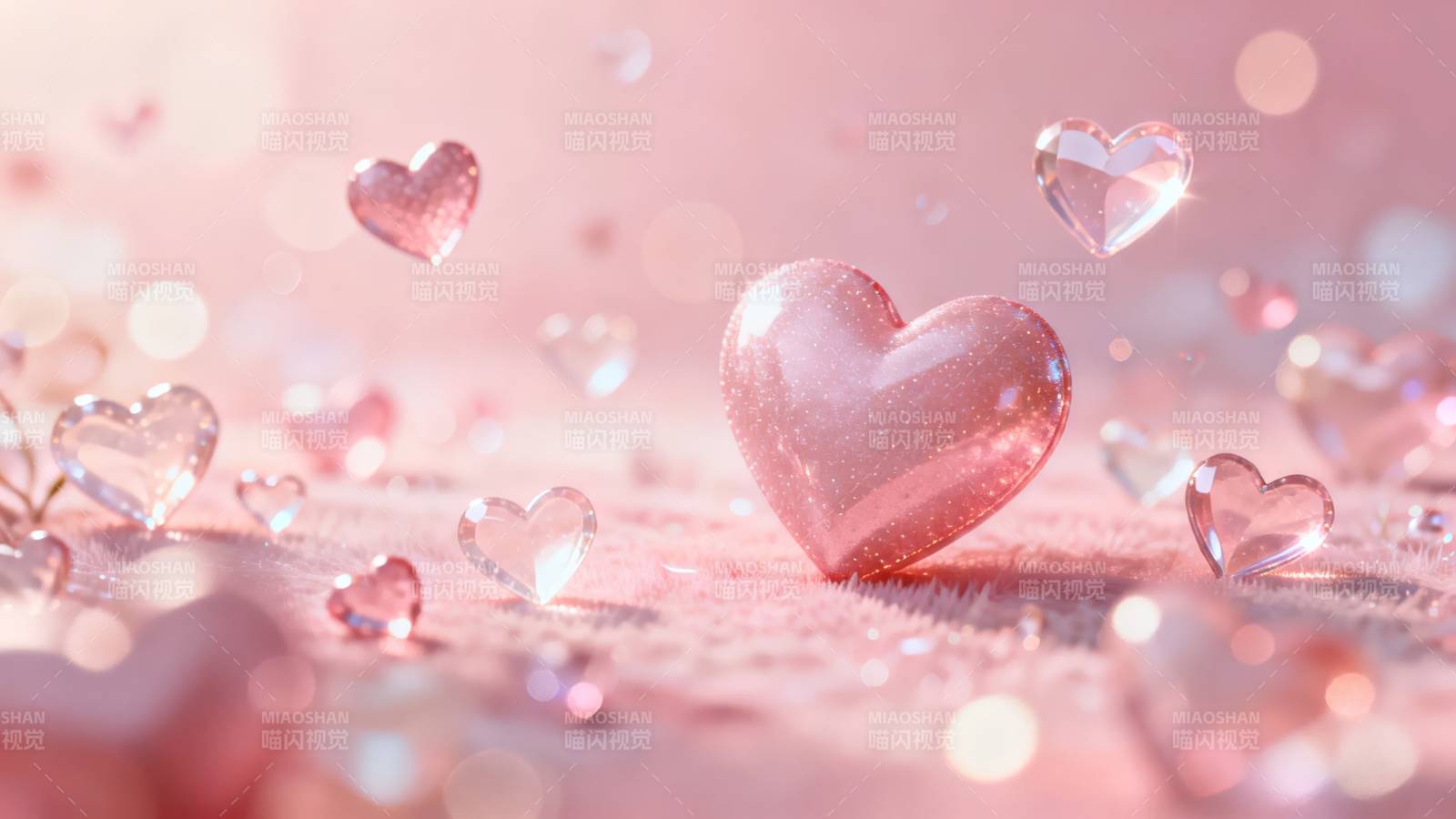 晶莹心形 浪漫满溢图片