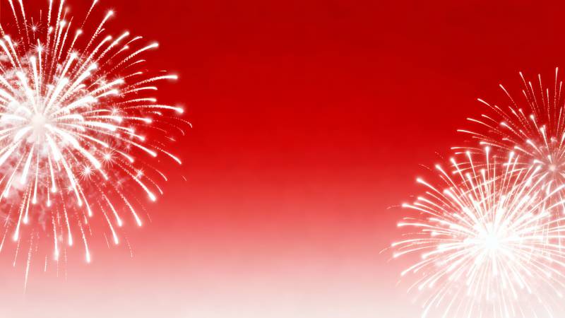 烟花绽放红夜图片