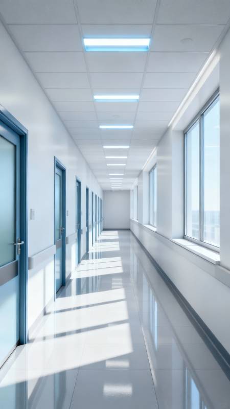 明亮走廊 静谧前行图片