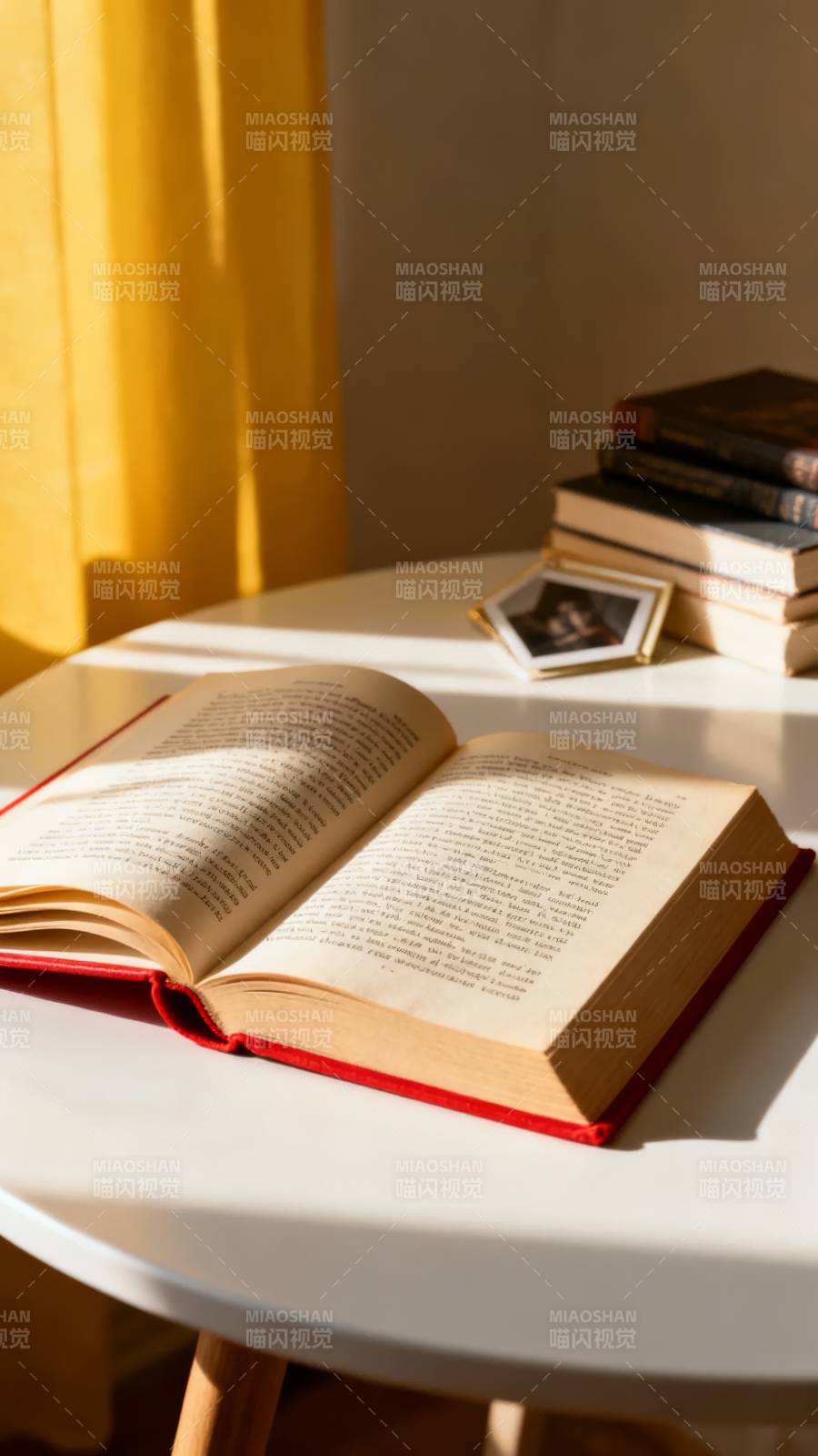 阳光下的阅读时光图片