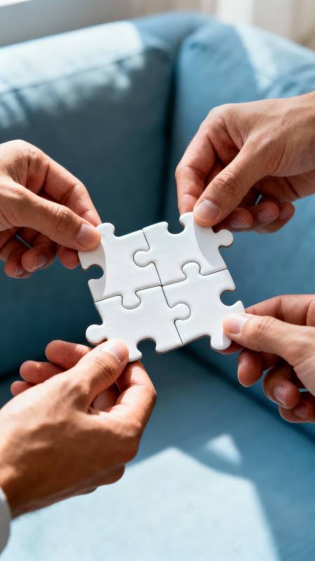 携手拼图 共筑未来图片