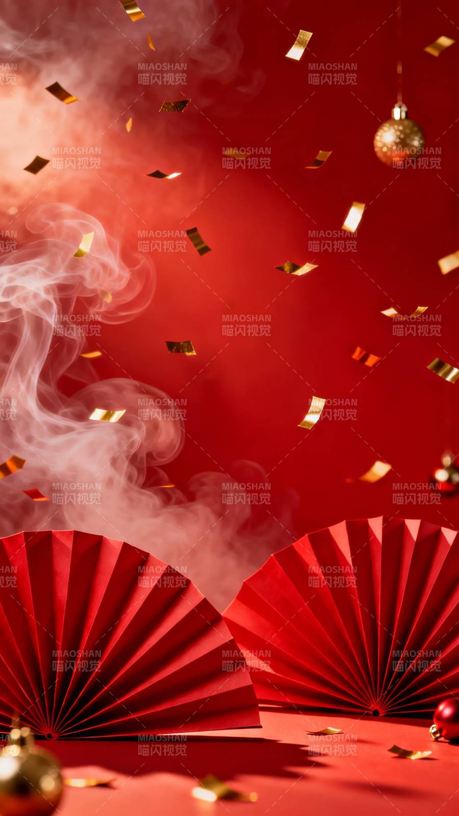 红金喜庆迎新春图片