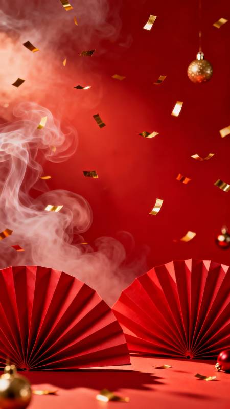 红金喜庆迎新春图片