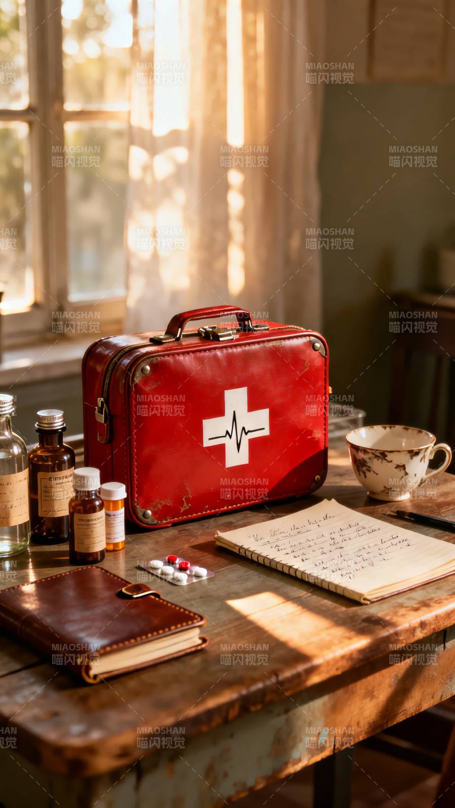 旧时光的药箱图片