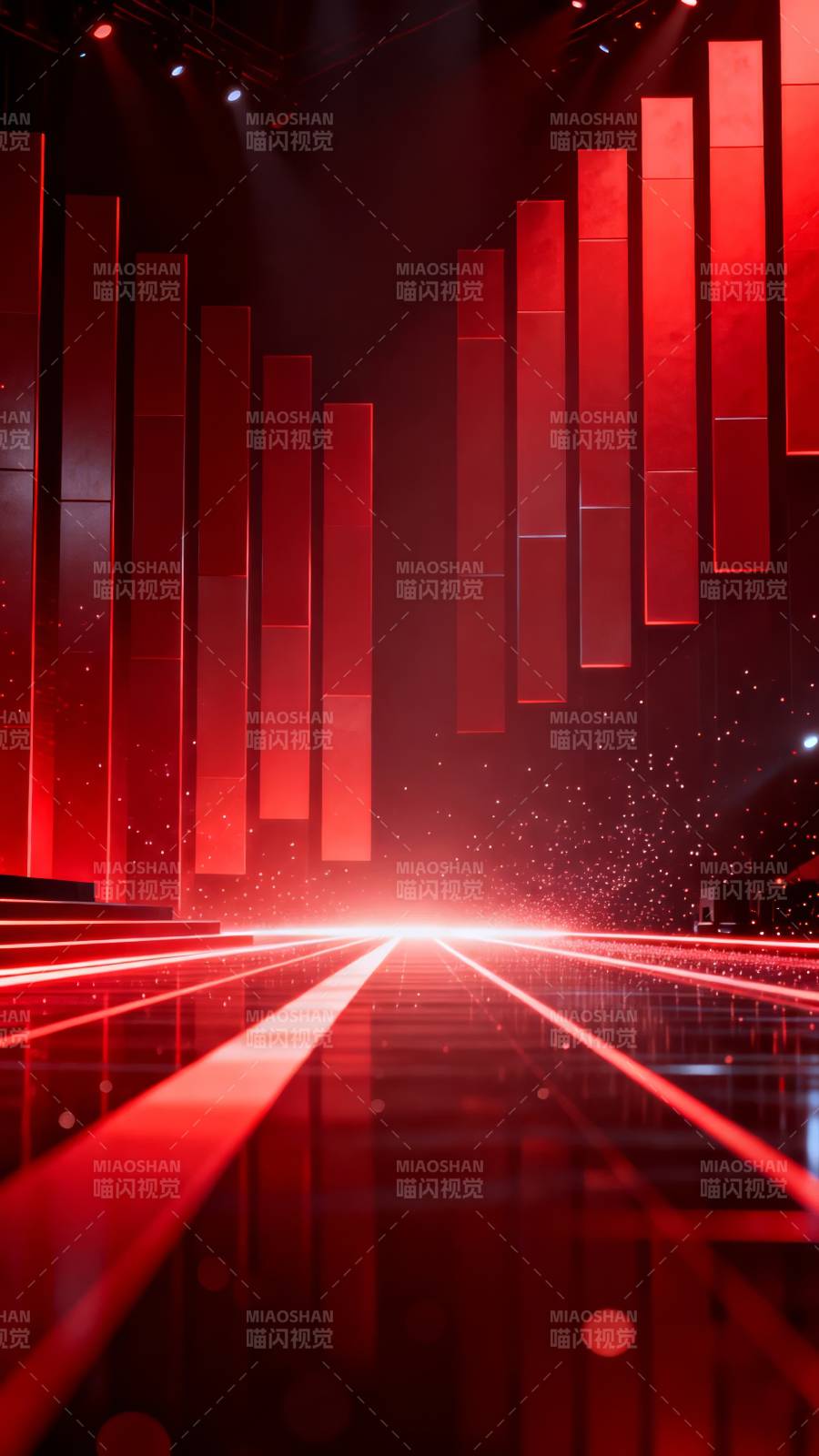 红光舞台图片