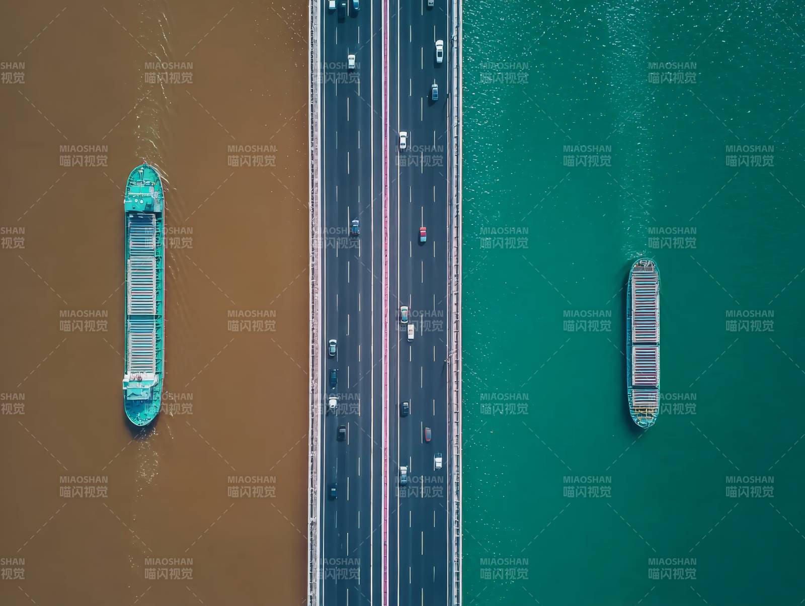 桥海双船行图片