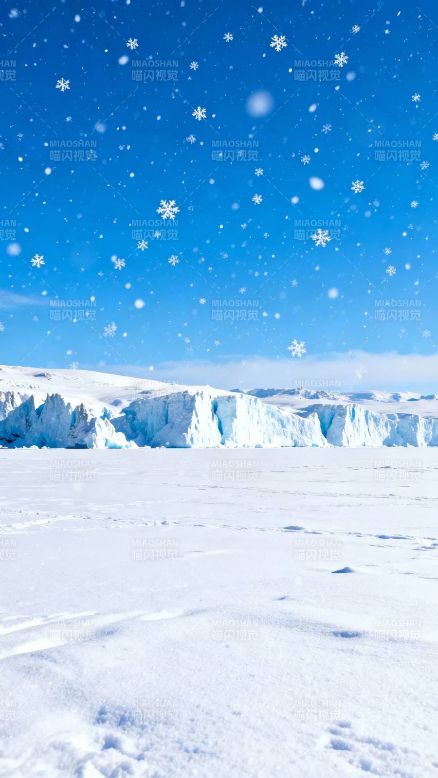 冰雪世界 纯净无垠图片