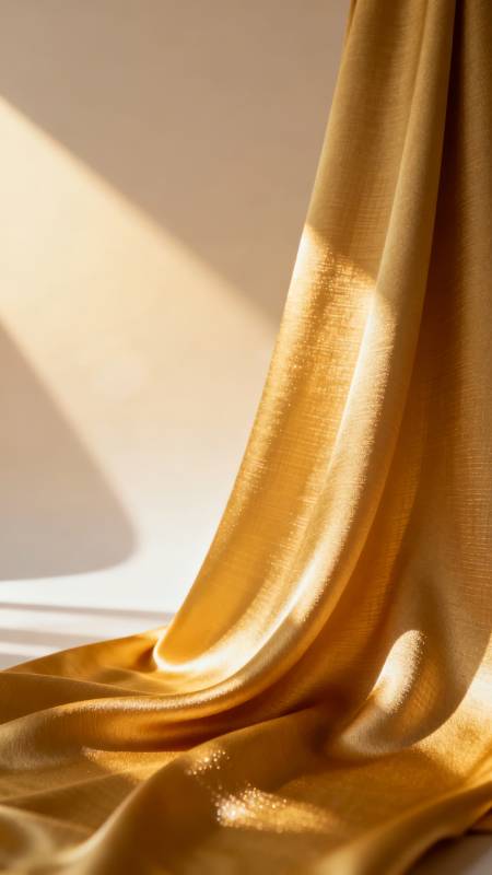 金色绸缎光影图片
