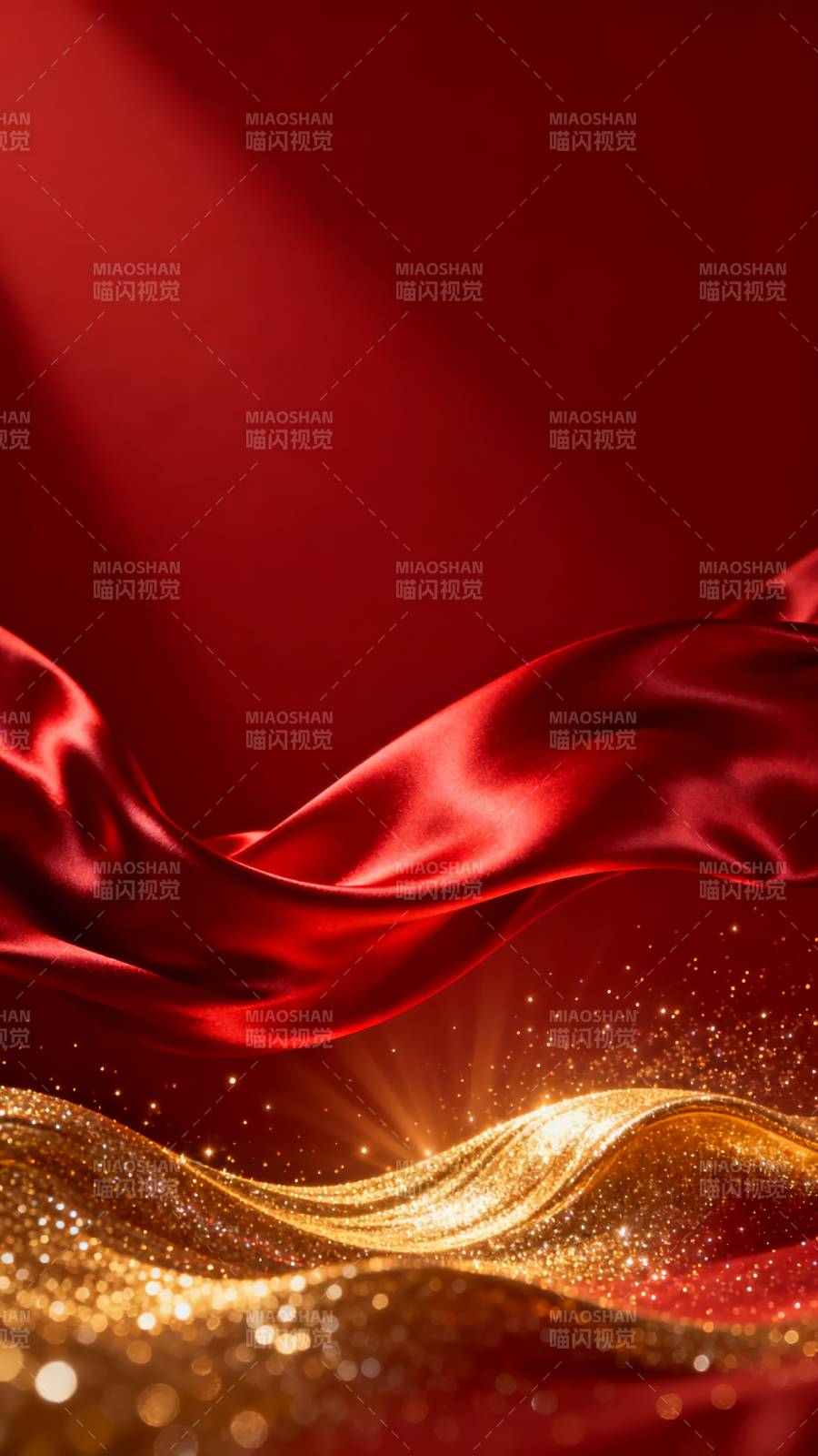 红金交织 华美绽放图片