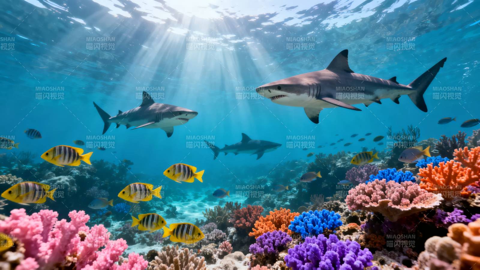 海底世界生机勃勃图片