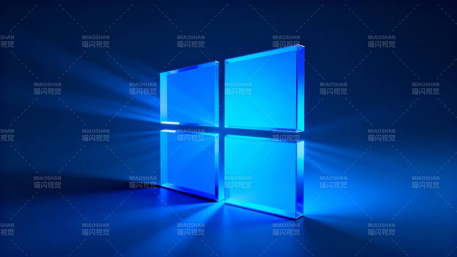 Windows蓝光标志图片