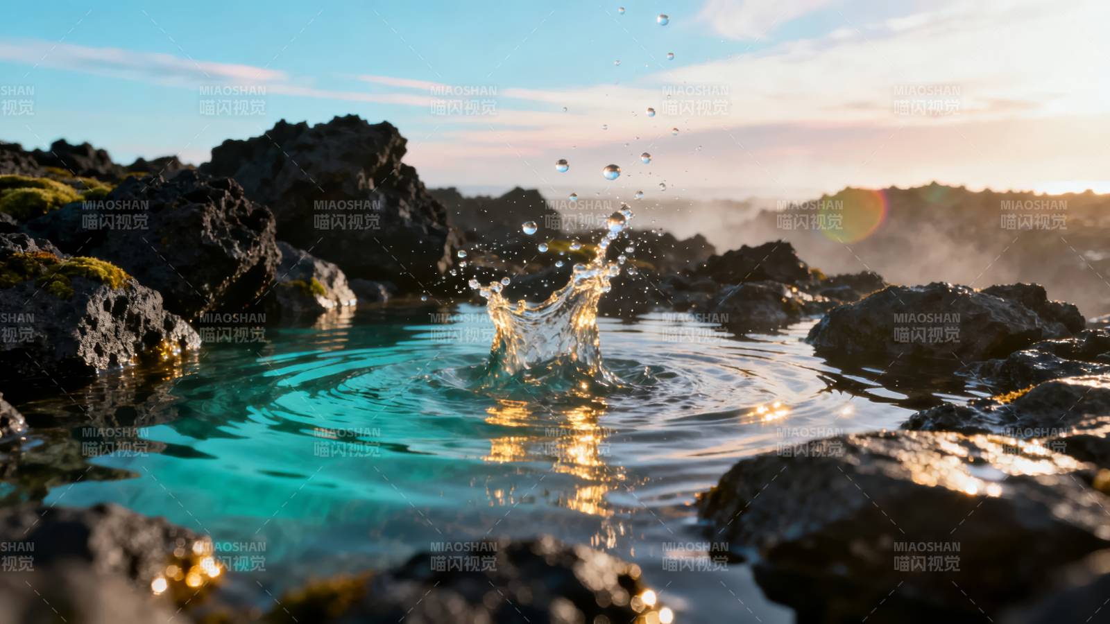 水花飞溅 碧波荡漾图片