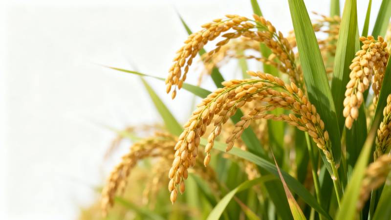 金秋稻穗飘香图片