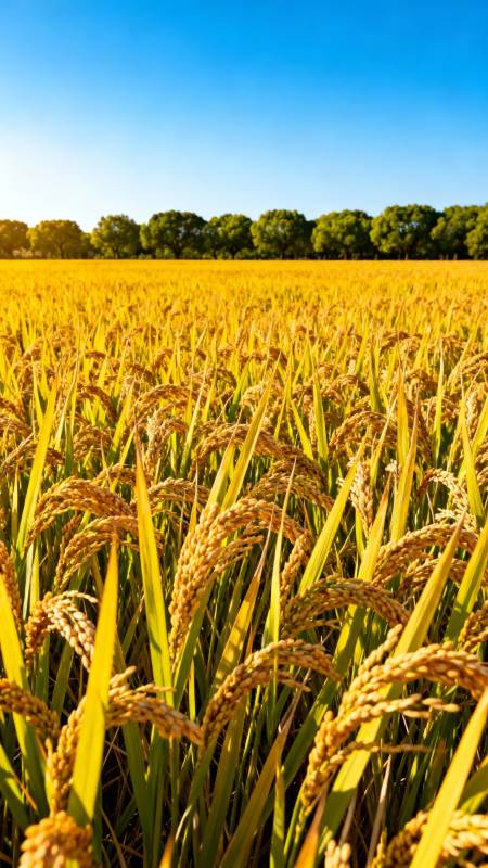 金稻满田 秋日丰收图片