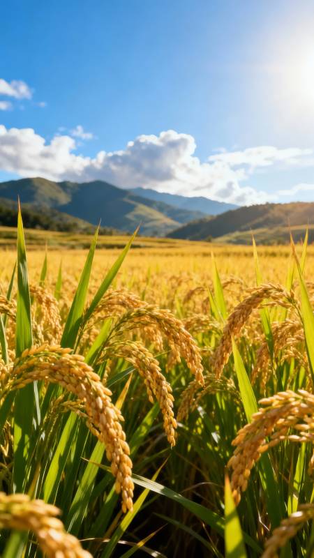 金稻映山晖图片