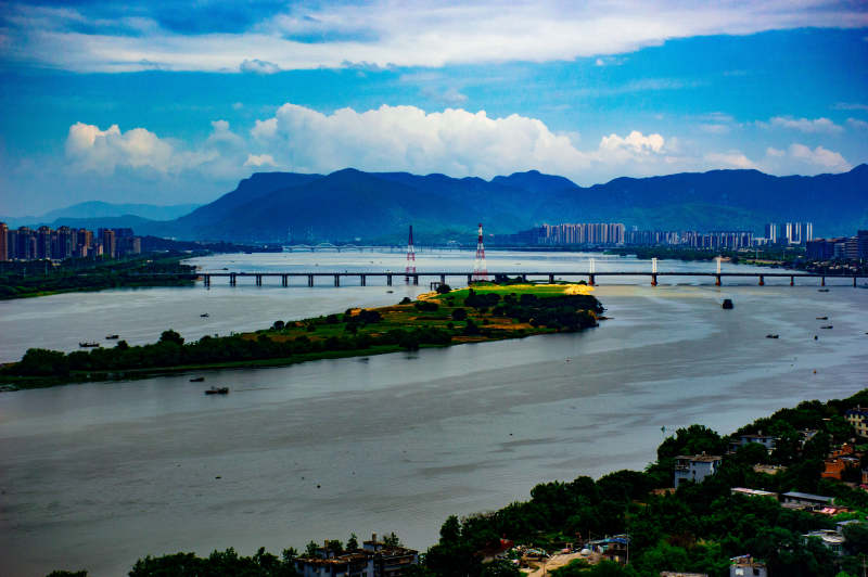 江桥山水城景图片