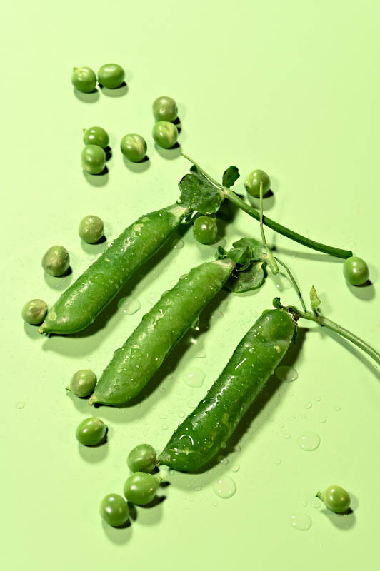 青翠豌豆荚图片