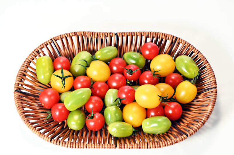 多彩小番茄篮图片