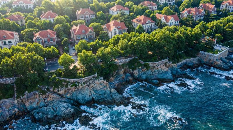 海岸别墅风光图片