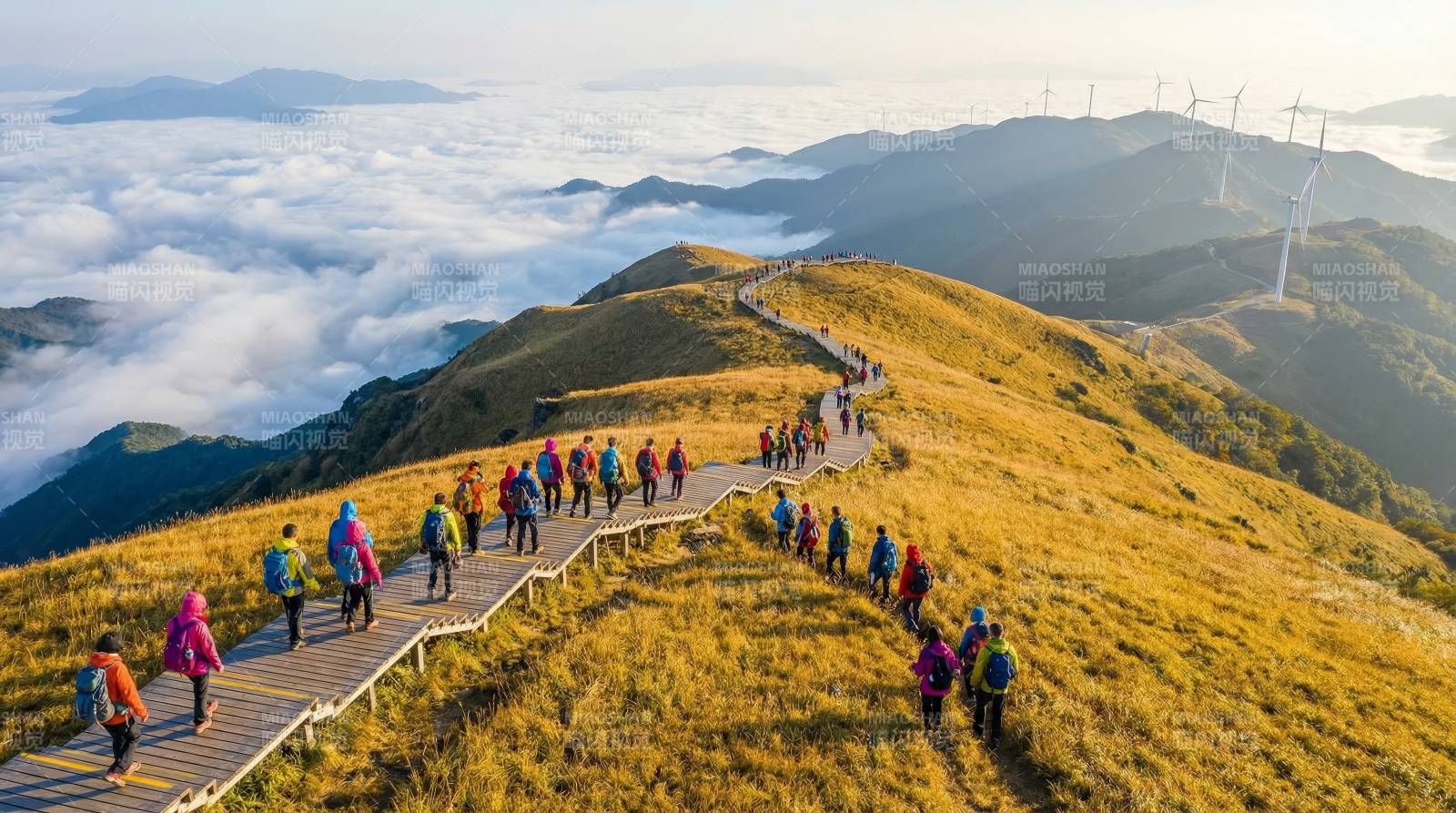 云海徒步之旅图片