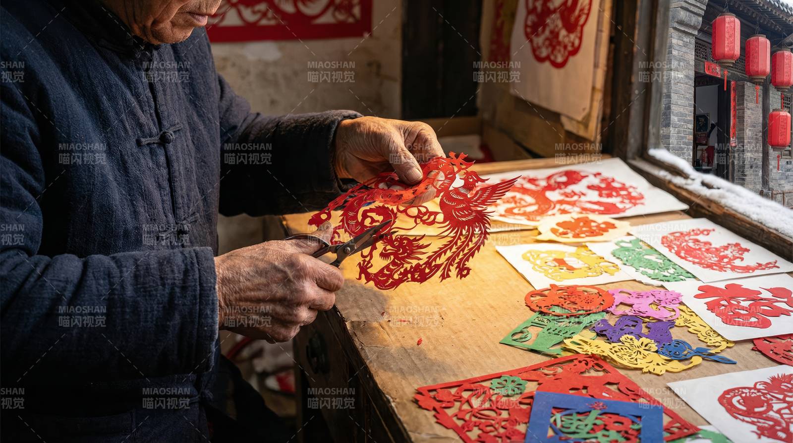 剪纸艺术传承图片