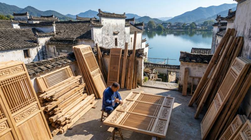 古村木匠匠心传承图片