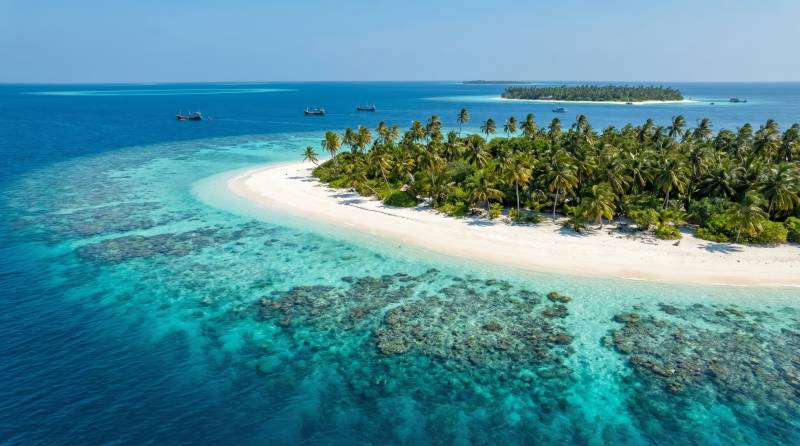 热带海岛风光图片