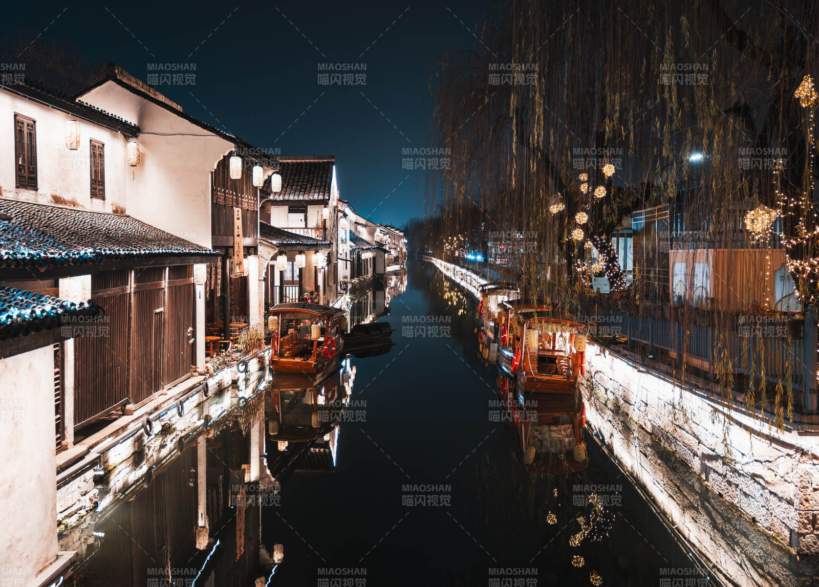 夜泊水乡  古镇图片