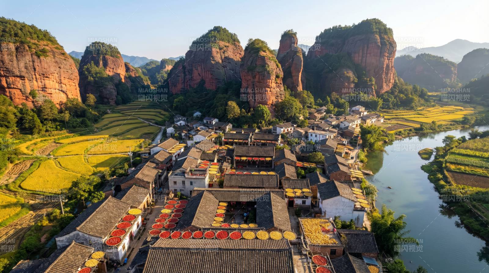 山水田园风光图片