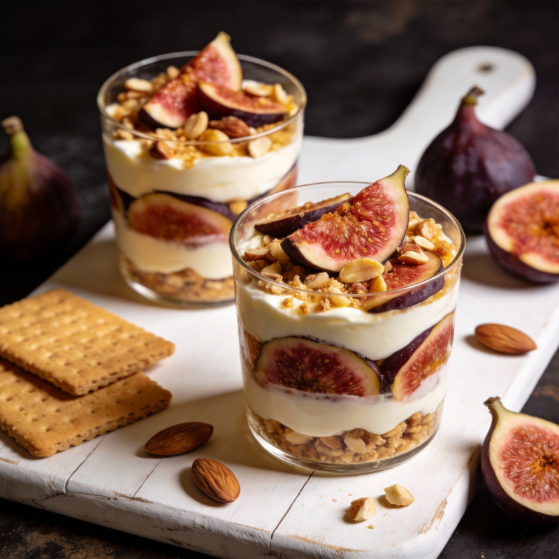 无花果酸奶杯图片