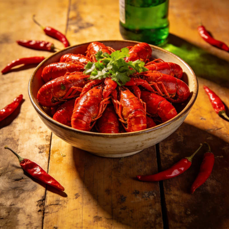 香辣小龙虾盛宴图片