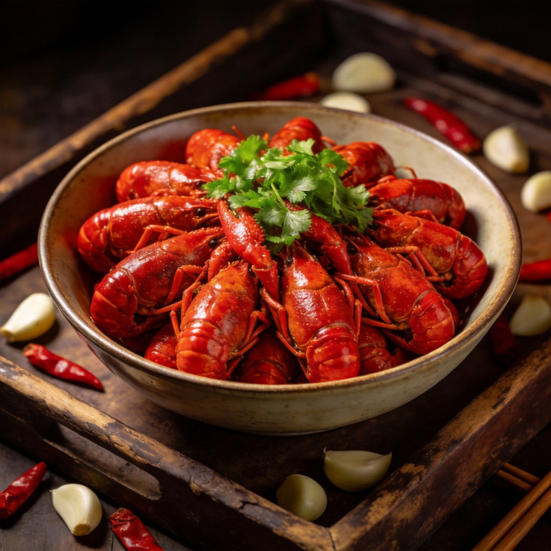 香辣小龙虾图片