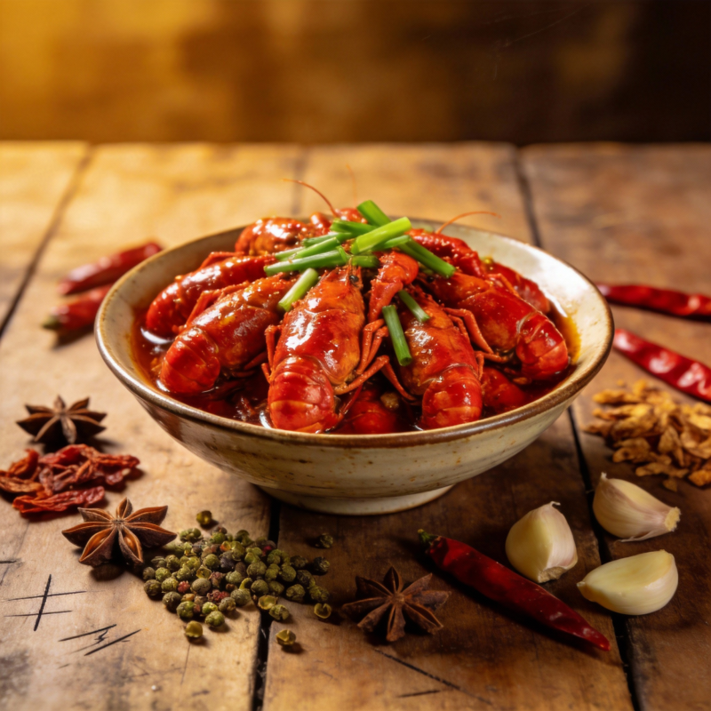 麻辣小龙虾盛宴图片