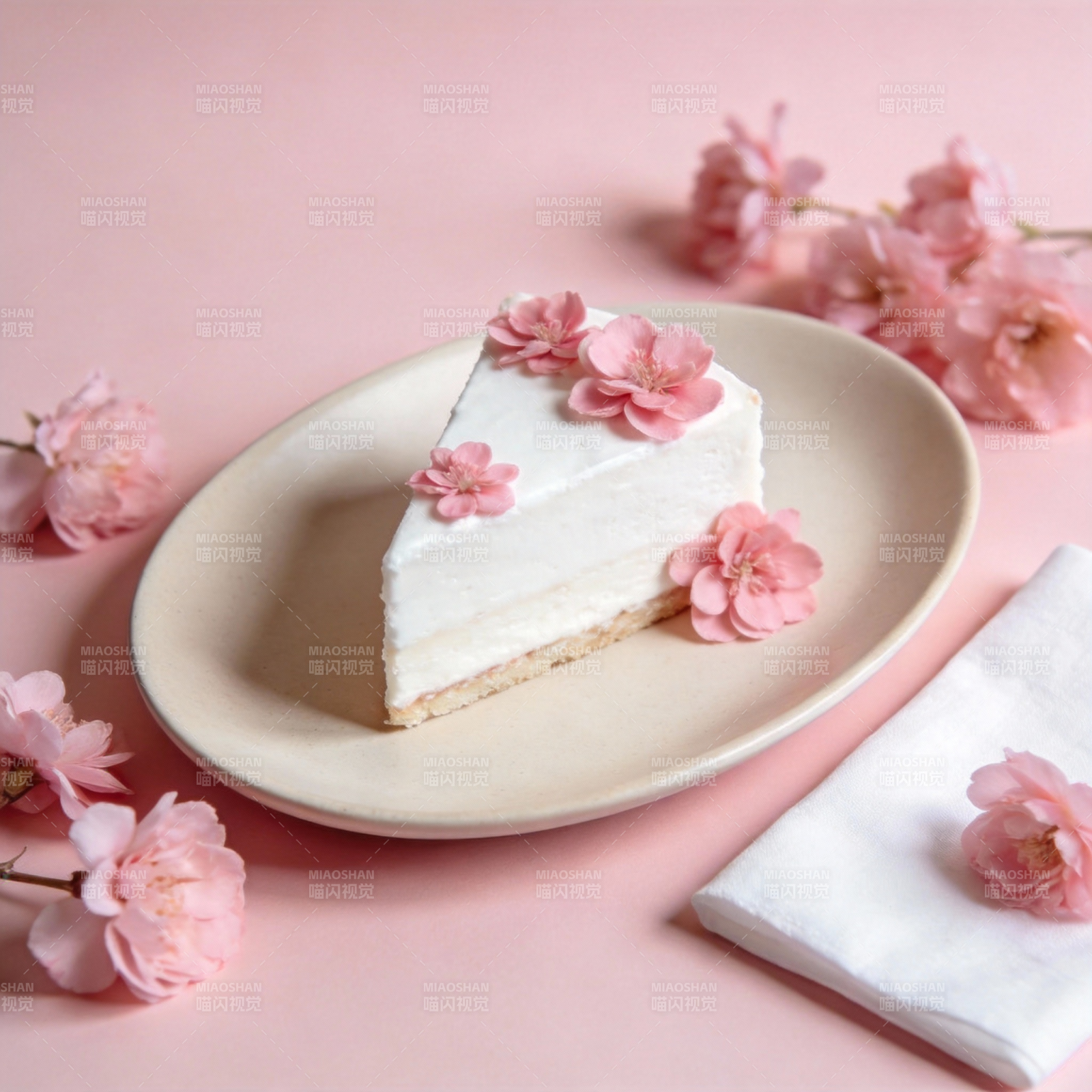 樱花蛋糕 春日甜点图片