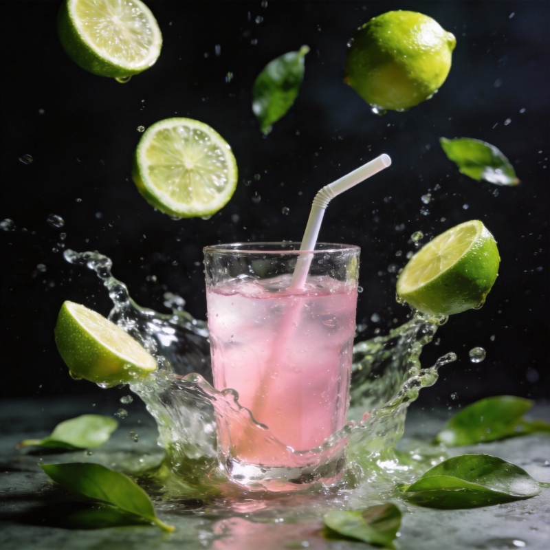 清新柠檬饮品图片